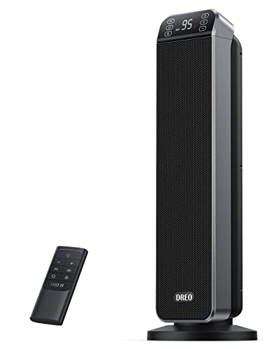 Remote Control Tower Heater Indoor Dreo Electric Space Heater 24