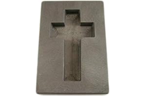 MAKE YOUR OWN GOLD BARS 10 oz Deep Cross Gold High Density Graphite Mold 5 oz Silver Made in The USA