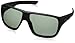 Dot Dash Aperture Polarized Oval Sunglasses, Black Satin, 60 mm