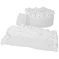 Baby Doll Bedding Regal Cradle Bedding Set, White