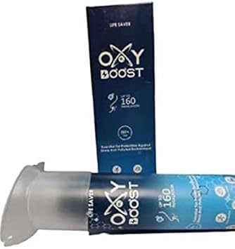 STAR WORK portable oxygen can oxygen cylinder 300 Breath approx inbuilt