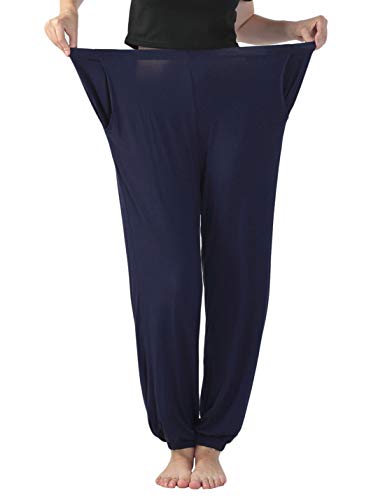 PUWEI-Womens-Loose-Comfy-Plus-Size-Harem-Lounge-Yoga-Pants-Joggers-Pajamas