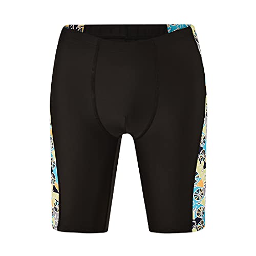 DEVOROPA Boys' Splice Swim Jammers Youth Competitive Swim Team Suit