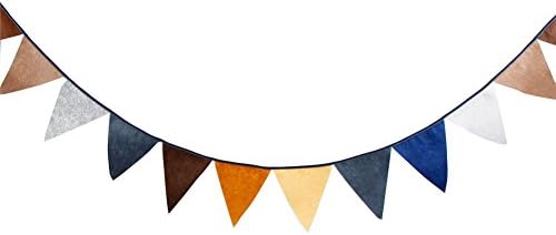 Kingmerlina Multicolor Party Banner,Outdoor&Indoor Hanging Bunting Decoration for Baby Shower Birthday Wedding Christmas Holidays Coffee