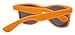 OWL Classic Vintage Smoke Lens Orange Frame Sunglasses Retro Style