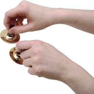 Basic Beat Stamped Brass Finger Cymbals (2 pr)