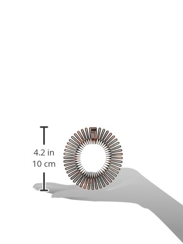 Caravan Full Circle Spring Head Band Comb In Classic Tortoise Shell With Deep Teeth And Closure