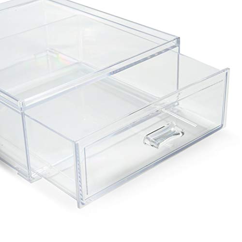 Caixa Organizadora Modelo Empilhavel de Acrilico 18x16x7 cm Ref. 1087 - Paramount
