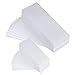 Mudder 200 Pieces Wax Strips Hair Removal Waxing Strips Facial Body Epilating Strips Non Woven Wax Strip, Small and Large (100 Pieces Each)