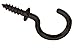 TD Designs Bronze/Black Cup Hooks 1/2