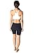 In Touch Women's Everyday Cotton Shorts Underwear, Black - Large