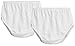 City Threads Baby Girls Boys Diaper Covers Bloomers Cotton Soft Comfortable Durable Made in USA 2-Pack, White & White, 3-6 months