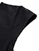 Lotusmile Graduation Dress, Women Sexy Cocktail Vintage Business Affordable Dress,Large All Black