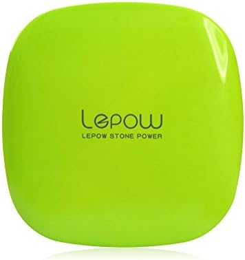 Lepow Stone Power Bank 6000mAh Phone Tablet Pad PSP Compact Charger Green