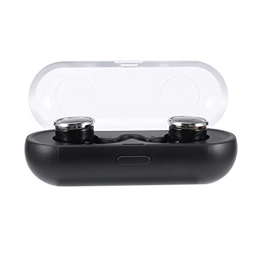 QUICATCH Bluetooth5.0 Wireless Earphone Sports Sweatproof Waterproof in-Ear Hearphone Headset for Fitness Cycling Running(Black)