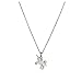 HENGSONG Women Girls Plated Silver Alloy Unicorn Necklace Pendant Charms Chain for Christmas Gift