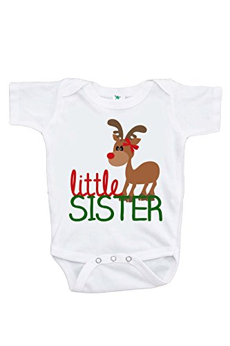 Custom Party Shop Baby's Little Sister Christmas Onepiece 3-6 Months