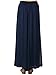 Choies Women's Chiffon Pleated Plain Elastic Waist Wide Leg Palazzo Pants