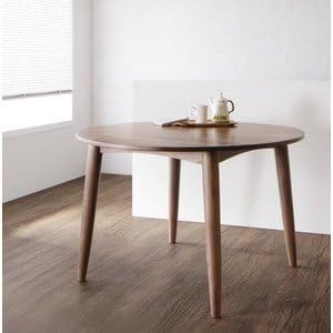 Amazon 商品名 Klm ダイニングテーブル ラウンドテーブル ウォールナット幅110 奥行110 高さ70cm 丸テーブル ダイニングテーブル オンライン通販