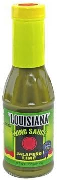Louisiana Red Dot Wing Sauce 12oz Bottle (Pack of 3) Select Flavor Below (Jalapeno Lime) by Bruce Foods