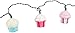 Kurt Adler UL1270 Cupcake Light Set, 10 Light