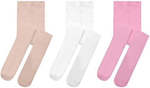 Girls Tights Microfiber Opaque Toddler Leggings Ballet Footed Dance Stockings For Big Girls Solid Color