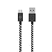 Go Beyond [3-Pack] Fabric Braided 3 FT Nylon Premium Durable Micro USB Cables High Speed USB 2.0 A Male to Micro B Sync and Charge Cables for Android, Samsung, HTC, Nokia and More (SHIPPED IN SAME BUSINESS DAY. 3 FT BLACK Nylon Braided/ 1 Meter)