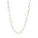 Gem Stone King Cultured Freshwater White Pearl 925 Sterling Silver Necklace Earrings Bracelet Set For Women