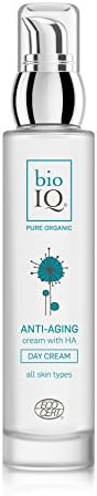 Organic Anti-aging Day Cream for Face + Hyaluronic Acid. Potent Anti-aging Cream, Anti-wrinkle Treatment, Skin Tightening, Collagen Stimulation, Plant Extract. Cruelty Free