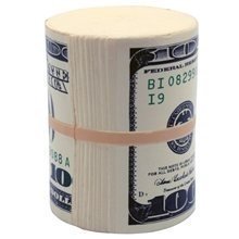 Money Wad Stress Toy from Tays Co.|foam, strength building, fun toy. Relieve stress and entertains all ages, stress toy. A durable foam product.