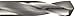 Precision Twist D33F Solid Carbide Short Length Drill Bit, Uncoated (Bright) Finish, Round Shank, Spiral Flute, 118 Degree Point Angle, 1/16