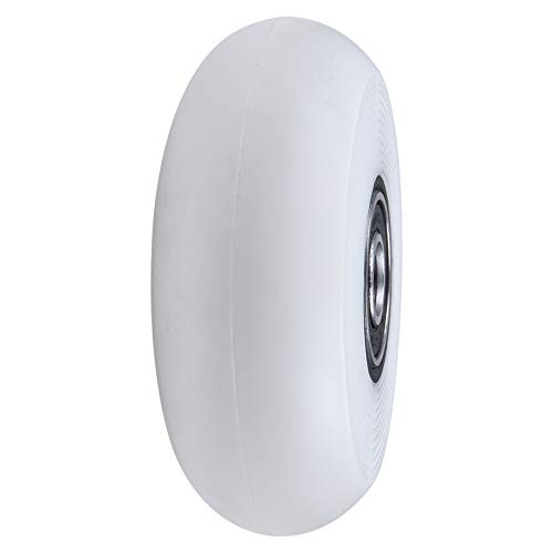 AOWISH 8-Pack 64mm Inline Skate Wheels 85A Inline Skates Replacement Wheel with Bearings ABEC-9 (White)