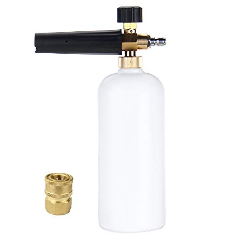 Corslet Foam Cannon Pressure Washer Foam Lance Can Car Wash Shampoo Gun 1 Liter Water Pressure Gun for Car Washing with Quick Connector