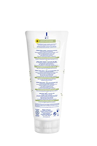 Mustela Stelatopia Eczema-Prone Skin Emollient Baby Cream - Moisturizing Body Lotion with Natural Avocado & Sunflower Oil - Fragrance-Free - 6.76 fl. oz.