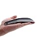 Mayitr Plastic Shoe Horn Simple Flexible Sturdy Slip Black 2pcs