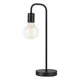 Globe Electric Holden 18" Finish 12920 Table Lamp, Black Satin