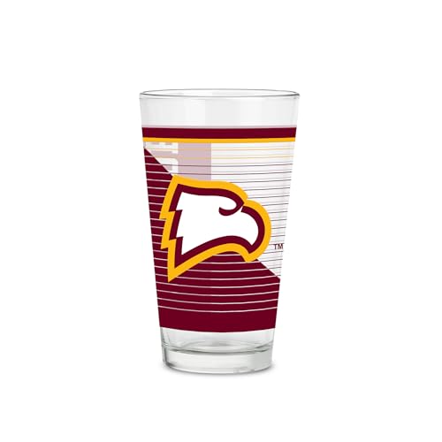 Rico Industries NCAA Winthrop Eagles Standard 16 oz Pint Glasses with Digitally…