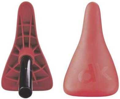 DK BMX Bike Conductor Seat/Saddle And Post Combo RED