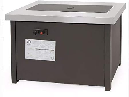 Amazon Com Jee Design Firepit Table For Outside Enclosed Fire