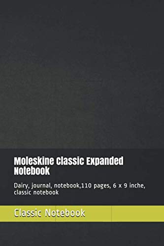 Moleskine Classic Expanded Notebook: Dairy, journal, notebook,110 pages, 6 x 9 inche, classic notebook — image 1