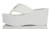 Soda Women's Oxley Flip Flop Thong Platform Wedges Sandals Eva 3