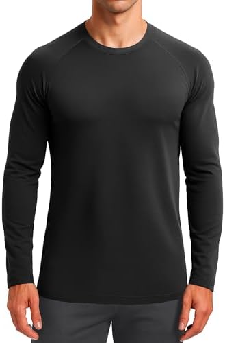 Wrangler - Mens Long Sleeve Thermal Shirt (Black - Medium) - Cold