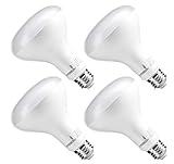 Hyperikon BR30 LED Flood light Bulb, Dimmable, 9W (65W Equivalent), 2700K (Warm White), Wide bulb for Indoor and Outdoor, Recessed pot light fixtures, Medium base (E26), UL & ENERGY STAR (4 pack)