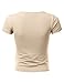 JJ Perfection Women's Eyelet Lace Up Short Sleeve Top