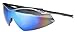 JiMarti Sunglasses TR22 Sport Wrap TR90 Unbreakable (Gunmetal grey & Blue)