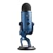 Blue Yeti USB Mic for Recording & Streaming on PC and Mac, 3 Condenser Capsules, 4 Pickup Patterns, Headphone Output and Volume Control, Mic Gain Control, Adjustable Stand, Plug & Play - Midnight Blue primary