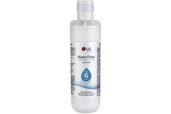 LG LT1000P - 6 Month / 200 Gallon Capacity Replacement Refrigerator Water Filter (NSF42, NSF53, and NSF401) ADQ74793501, ADQ75795105, or AGF80300704 , White