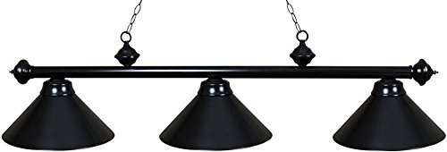 Ozone Black Pool Table Light
