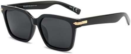 LYZOIT Retro Oversized Square Aviator Sunglasses Womens  display picture 3