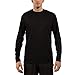 Vapor Apparel Men's Outdoor UPF 50+ Long Sleeve T-Shirt, UV Sun Protection for Fishing, Running, Hiking, M, Black